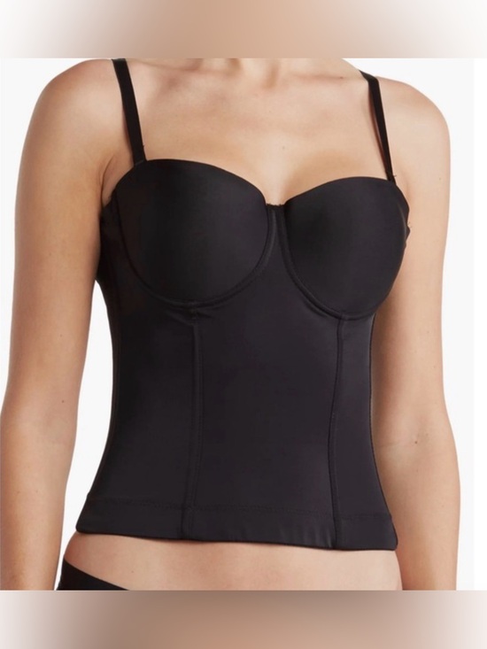 Nicole Miller Other - Nicole Miller body shaper corset bustier. Padded bra, vertical wiring. Black 38C